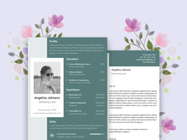 Column Resume CV - Maxartkiller