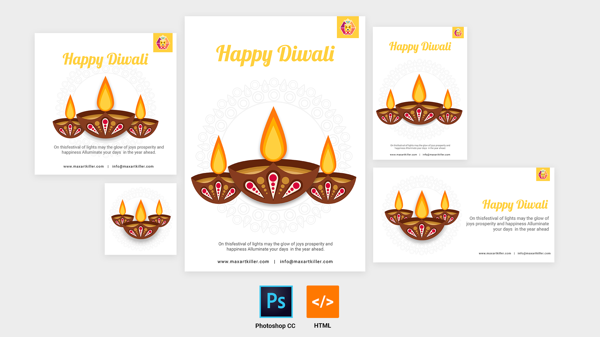 Diwali greetings business corporate
