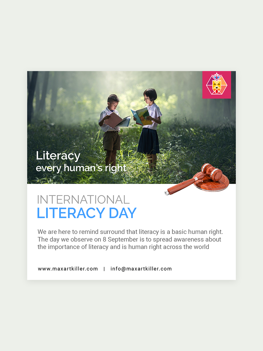 International Literacy Day is an international observance, celebrated each year on 8 September